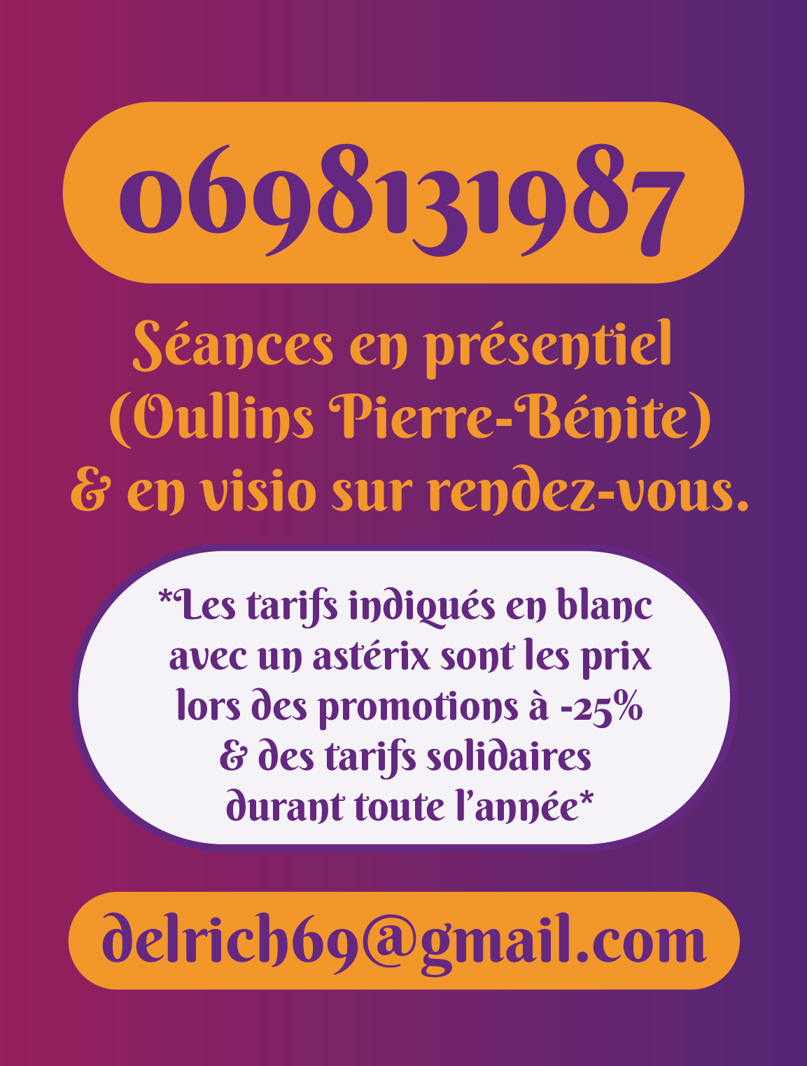 Carte cadeau Guidances de FéeNyx