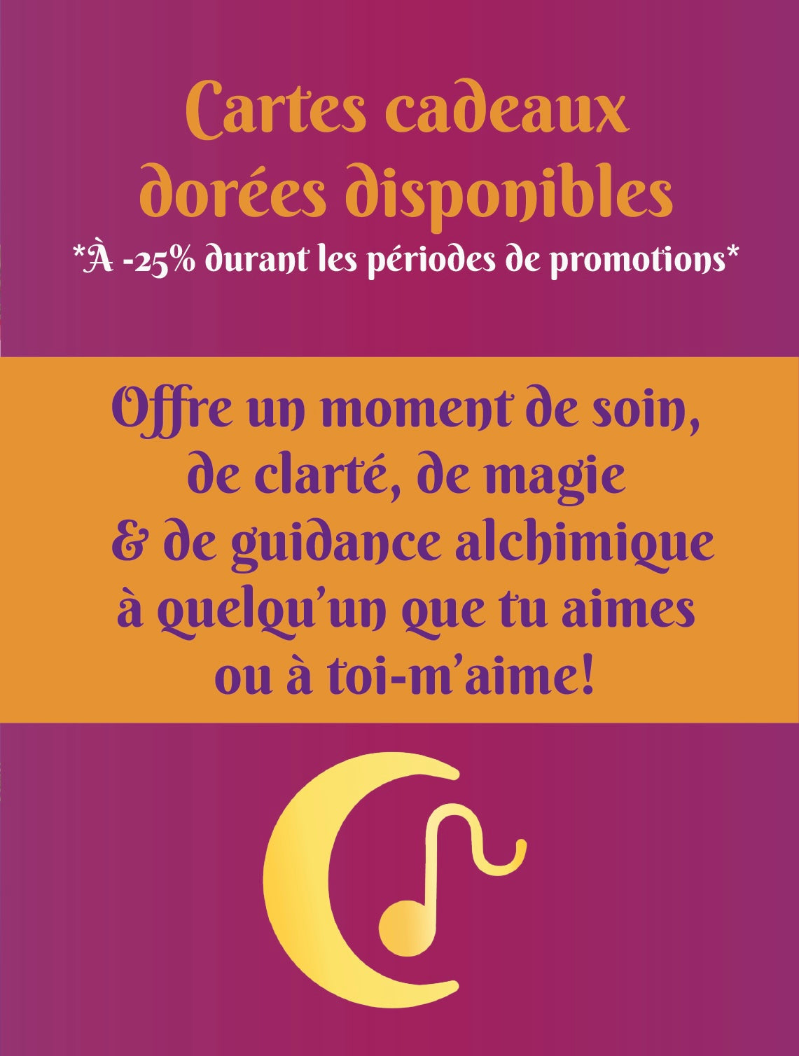 Carte cadeau Guidances de FéeNyx