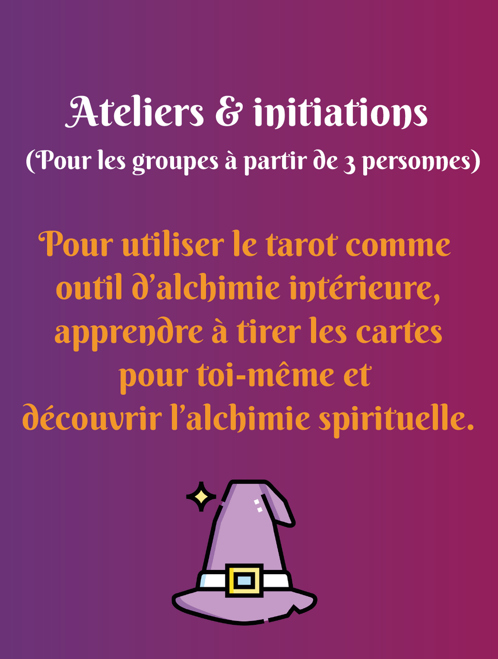 Carte cadeau Guidances de FéeNyx