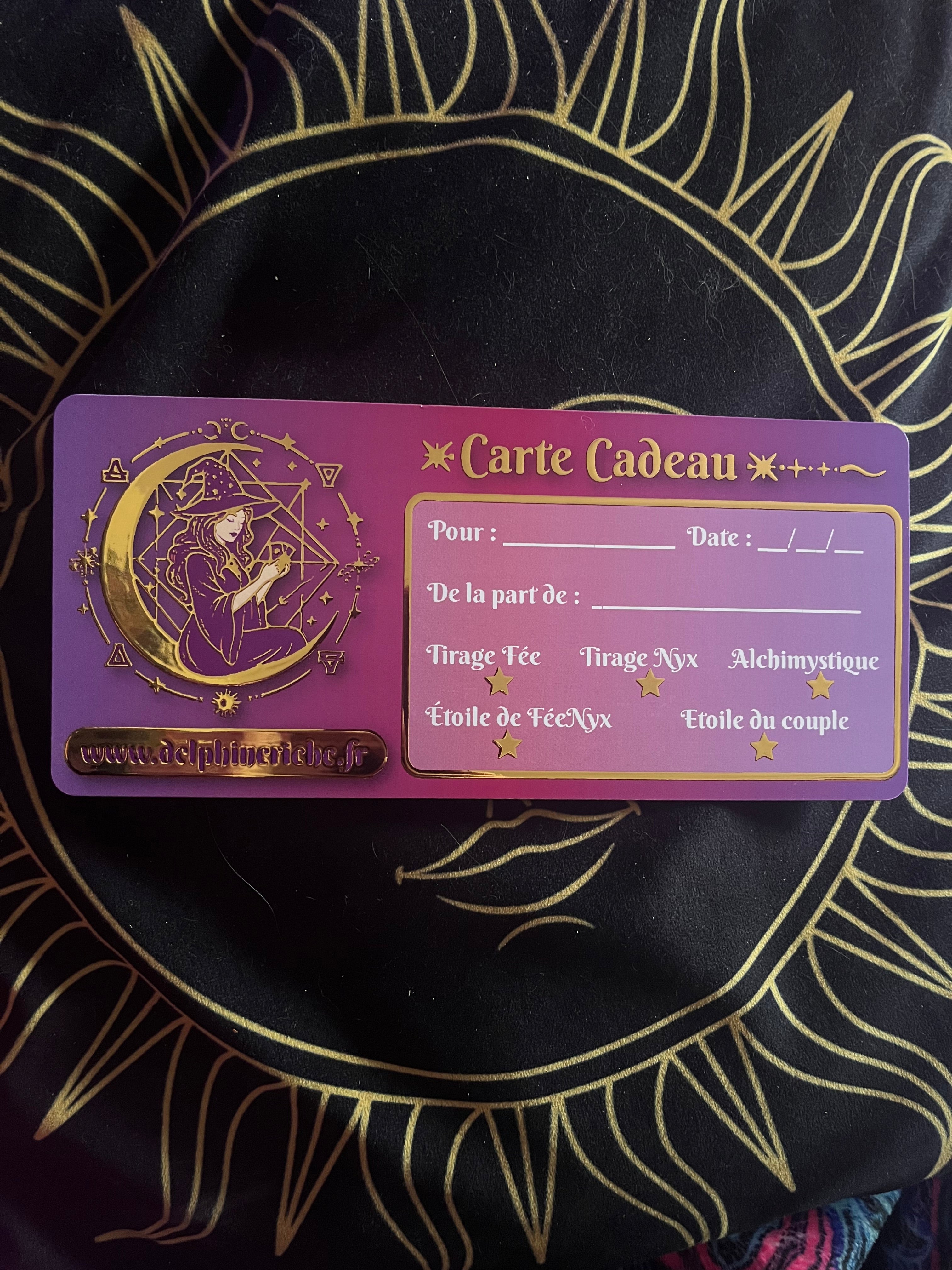 Carte cadeau Guidances de FéeNyx